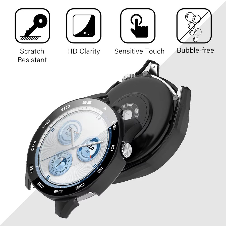 OAKCHARM Hülle für Huawei Watch GT 5/GT5 Pro 46 mm, Silikon, Roségold, Unisex - Bild 5