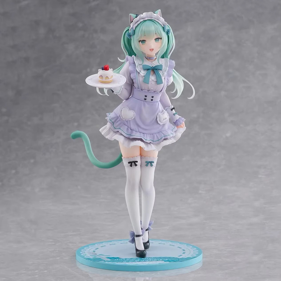 Bandai Hatsune Miku X Nachoneko Katzenohren-Dienstmädchenkleid, Anime-Actionfiguren, Kunststoff, Bunt / Mehrfarbig - Bild 2