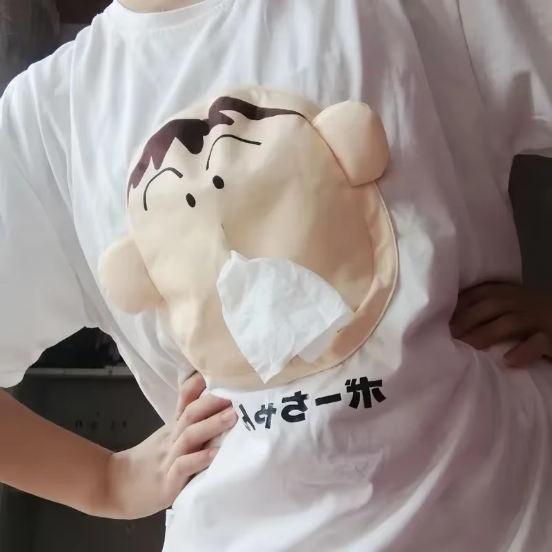 Bandai Boochan 3D-Taschentuch-T-Shirt, kurzärmelig - Bild 4