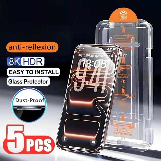Oleophobe Displayschutzfolie für Xiaomi Poco X7 Pro F7 Pro X6 M7 X5 X4 F5 M2 M3 M4 M6 transparent - Bild 1