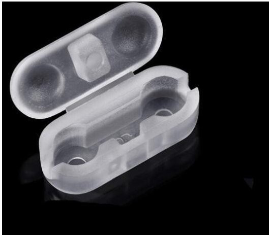 Yiran Furniture Ersatz-Zugschnur aus Kunststoff für Rollos, Vorhangketten und Vertikaljalousien, 30 Stück, Weiß/Transparent - Bild 1