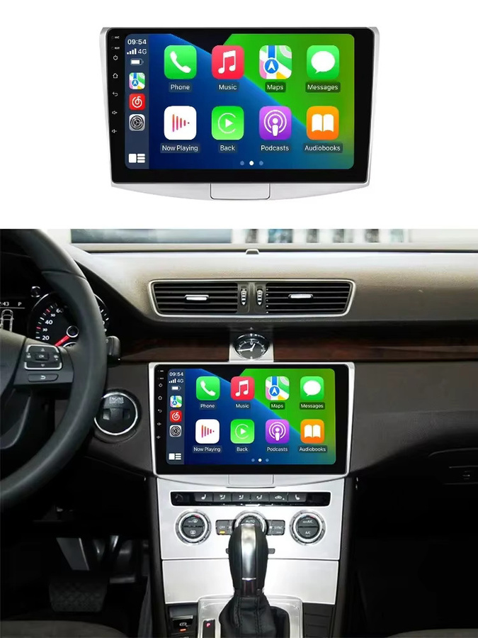 MEKEDE Android 14 Autoradio mit Carplay und GPS für Volkswagen VW Passat B6 B7 CC 2007-2015, Multimedia Player Audiosystem in Schwarz - Bild 7