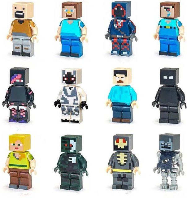 NELA-STYL Minecraft HIM Entity 303 Steve Figur, Einzelfigur - Bild 1