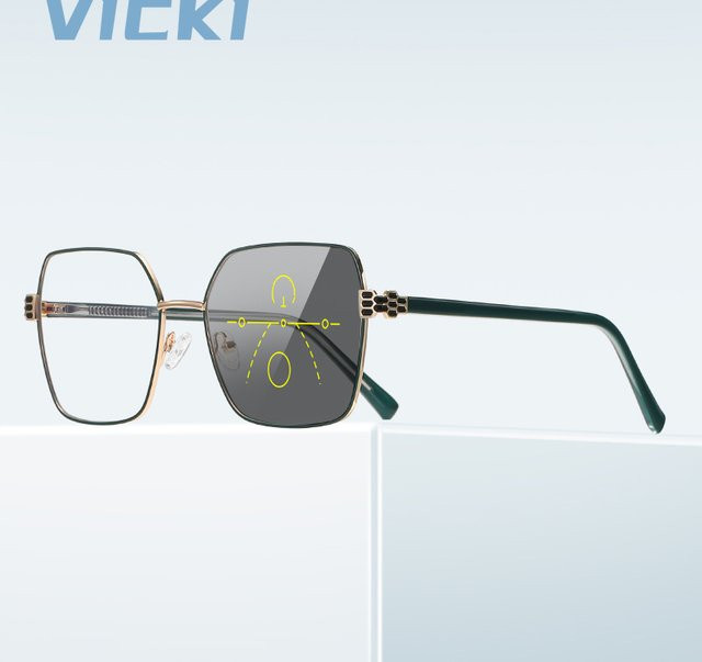 VICKI PFD3140 Korrektionsbrille, Metall, Square, Vollrand, Damen - Bild 1