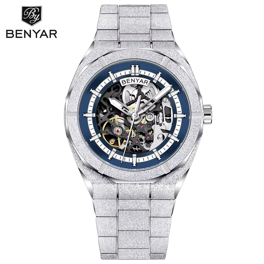 BENYAR Armbanduhr Edelstahl, Automatik, 41 mm, Herren - Bild 6