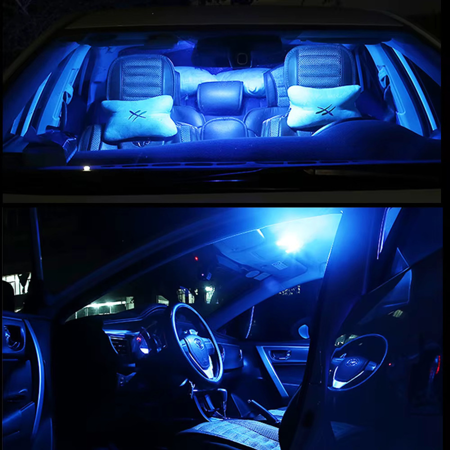 TAREWOR 10-teiliges LED-Glühbirnen-Set für Honda CR-V III MK3, Silber, Innenbeleuchtung für Schminkspiegel und Kofferraum - Bild 3