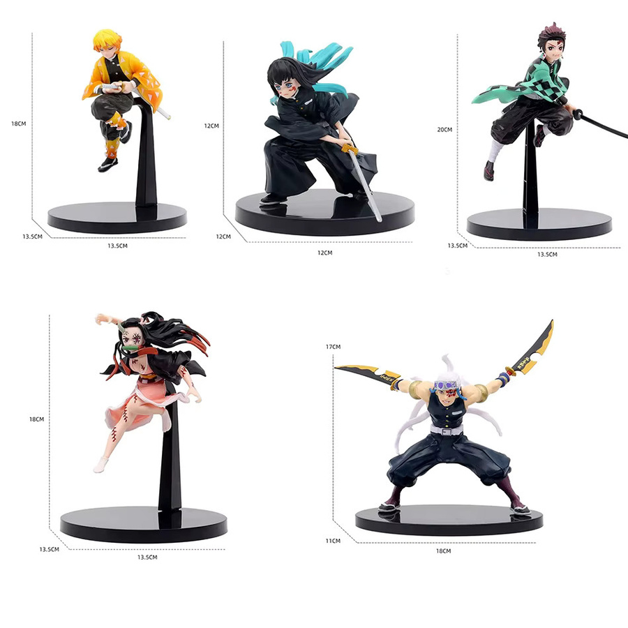Bandai Demon Slayer Actionfiguren-Set, Kunststoff, Bunt / Mehrfarbig - Bild 4
