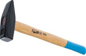 BGS Do it yourself Schlosserhammer aus geschmiedetem Stahl mit Holzgriff, Schwarz/Mehrfarbig, 800 g - Bild 1