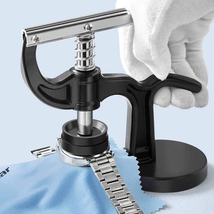 Reparaturwerkzeugsatz Uhrendruckmaschine, Schwarz, Unisex - Bild 6