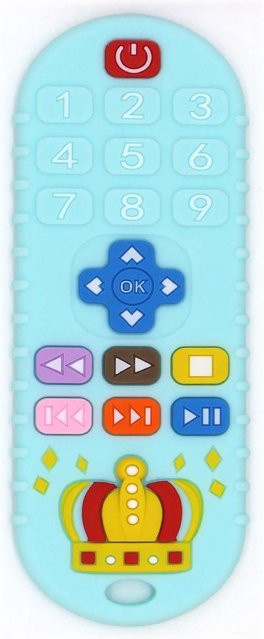 Silikon-Beißring in Form einer Fernbedienung für Babys und Kinder, bunt, BPA-frei, von A Family Of Home Textiles - Bild 1