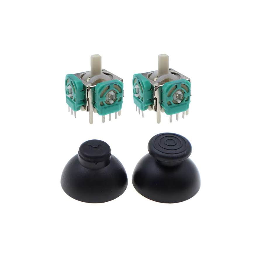 TingDong 3D Joystick Ersatzteile für NGC Gamecube Controller Analog Thumb-Stick Griffe und Kappen - Bild 2