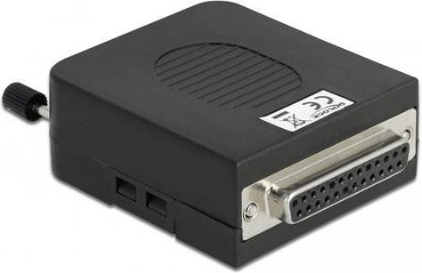 Delock 66267 VGA Adapter mit 1x D-SUB-Buchse 25pol. und 1x Buchse in Schwarz - Bild 1