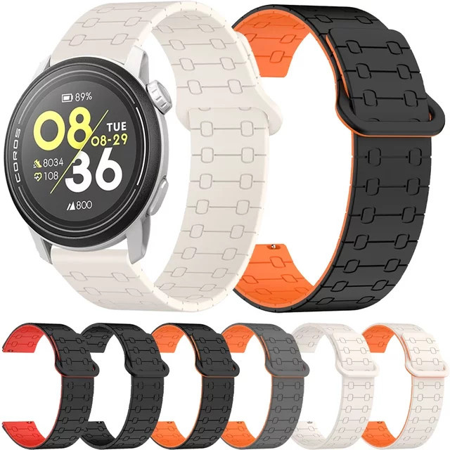 COROS Uhrenarmband Silikon, 22 mm, Multicolor, Unisex - Bild 1