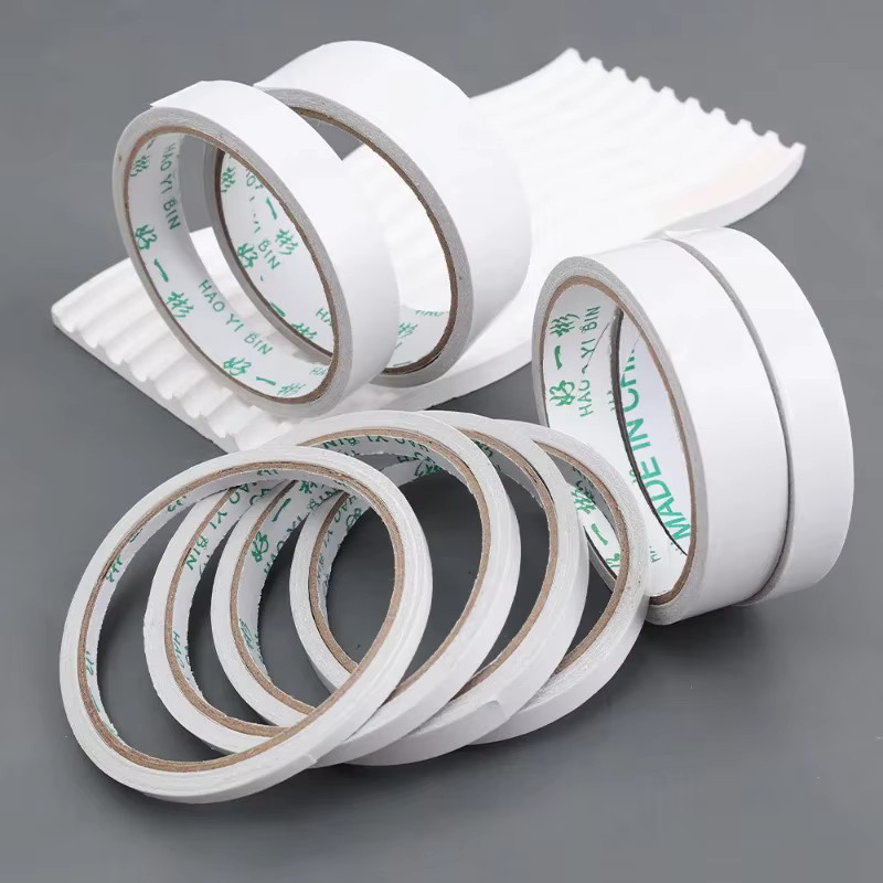 Hochviskoses doppelseitiges Klebeband in Weiß, 9 m Länge für DIY-Bastelarbeiten und Geschenkverpackungen - Bild 4