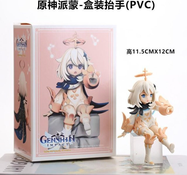 MIFEN Genshin Impact Paimon Klee Actionfigur, 12cm, beige - Bild 1