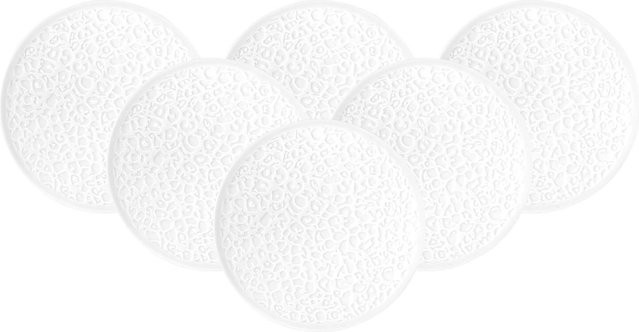 Seltmann Weiden Brotteller Nori Home aus Keramik in Weiß, 6er Set, Durchmesser: 16,6 cm - Bild 1