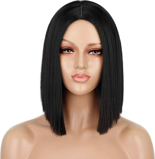 G&T Wig Synthetische Perücke, kurze schwarze Bob-Perücke, Damen - Bild 1