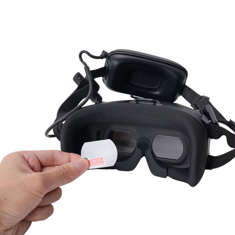 DJI N3 Flugbrille Schutzfolie transparent HD-gehärtet kratzfest und staubdicht - Bild 3