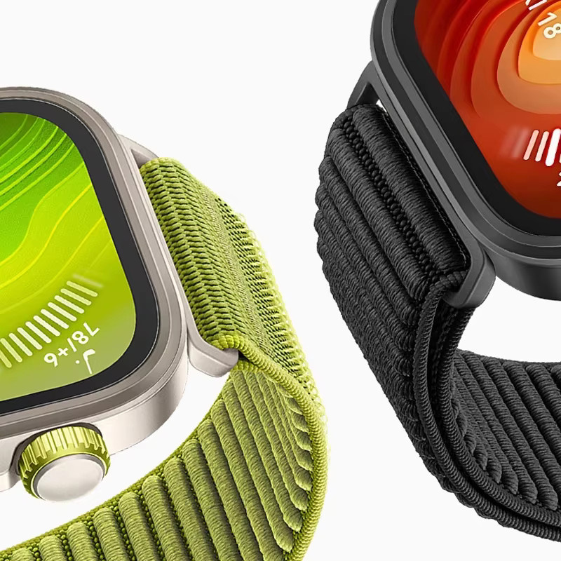Huawei Uhrenarmband Nylon, geflochten, grün, Unisex - Bild 3