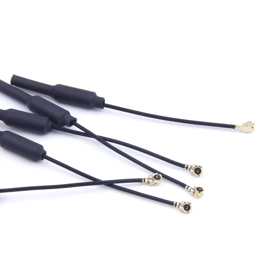 PHISITAL 3DB UFL IPEX Omnidirektionale 70mm Messing-Soft-FPV-Antenne für RC FPV Quadcopter Racing Freestyle Tinywhoop Drohnen in Gold und Schwarz - Bild 3
