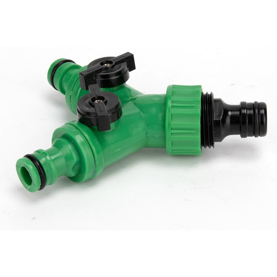Star Garden 3-Wege-Schlauchverteiler aus Kunststoff mit Tap Connector und Innendichtringen - Bild 2