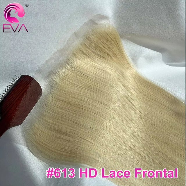 Eva Hair HD-Spitze Lace Frontal und Lace Closures, Echthaar, 613, Glatt & Body Wave - Bild 1