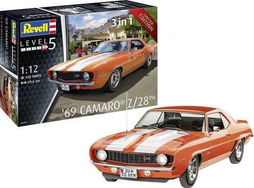 Revell '69 Camaro Z/28 Automodell Bausatz, 1:12, ab 13 Jahren - Bild 1