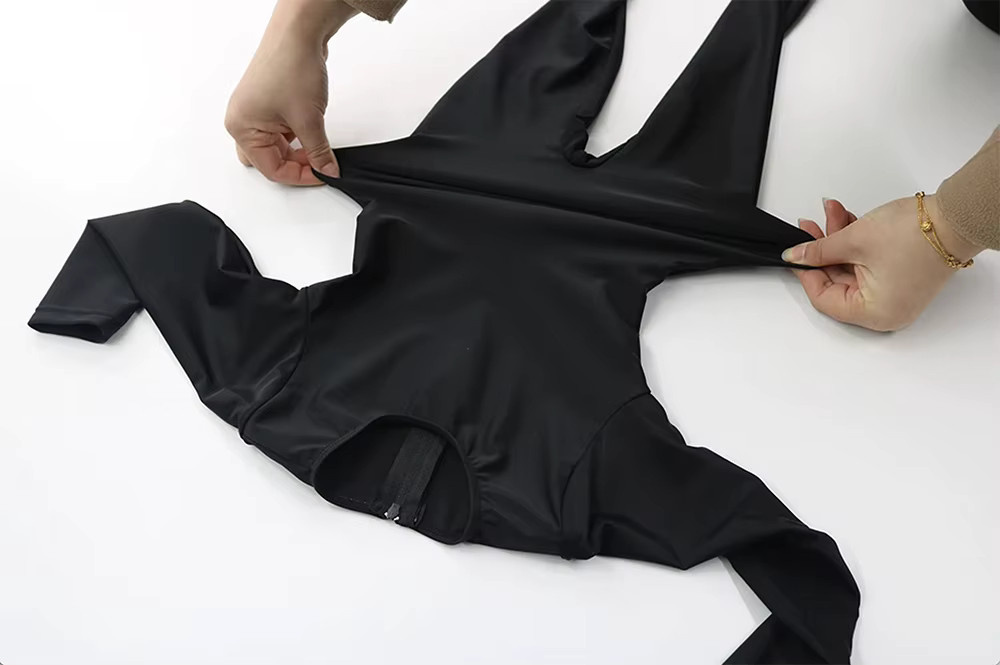 Speerise Zentai Anzug, Einteiler, Schwarz, Männer - Bild 4