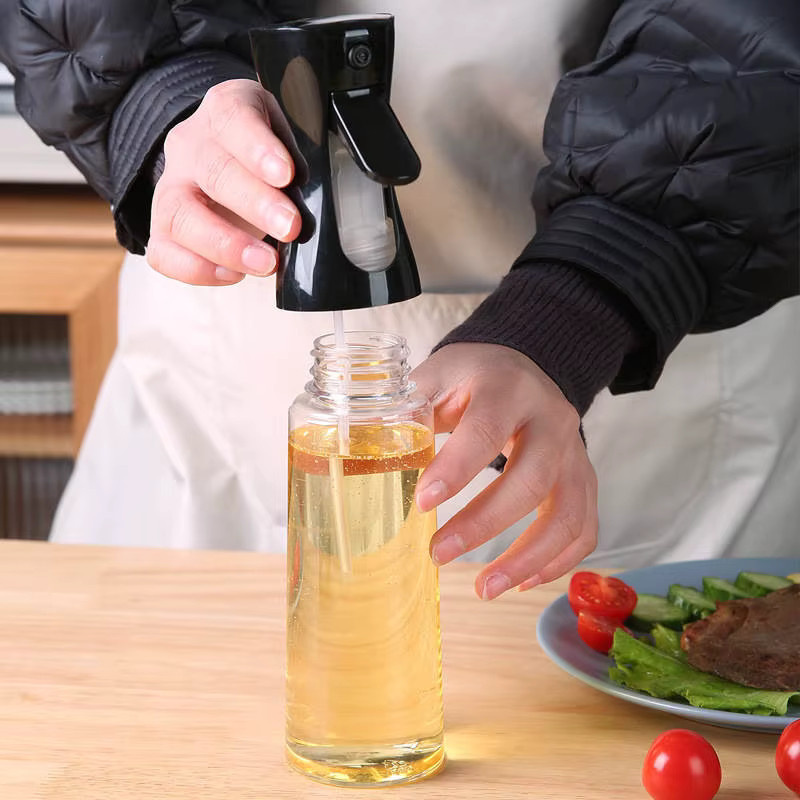 Kitchya Ölsprühflasche aus Kunststoff in Schwarz für Haushalt und Küche zur Fettkontrolle - Bild 5