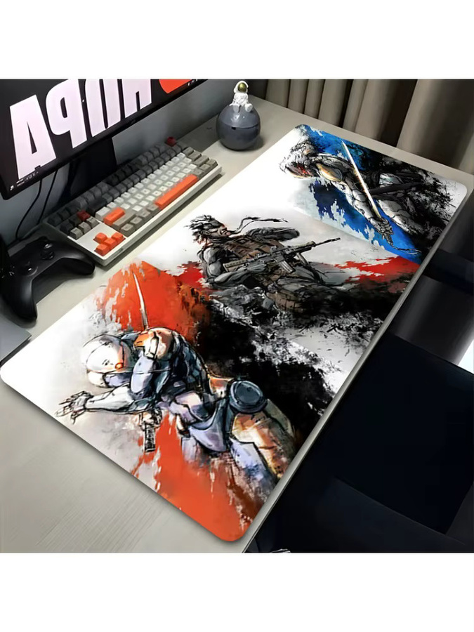 Potdemiel Gaming Mauspad Metal Gear in Multicolour, rutschfeste Schreibtischmatte für PC und Laptop - Bild 2
