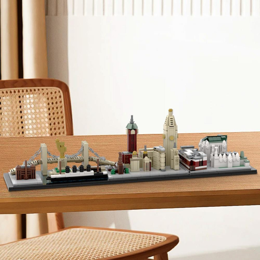 Gobricks New Yorker Skyline Steine ab 14 Jahren - Bild 2