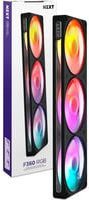 NZXT F360 RGB Gehäuselüfter in Schwarz Multicolour - Bild 1