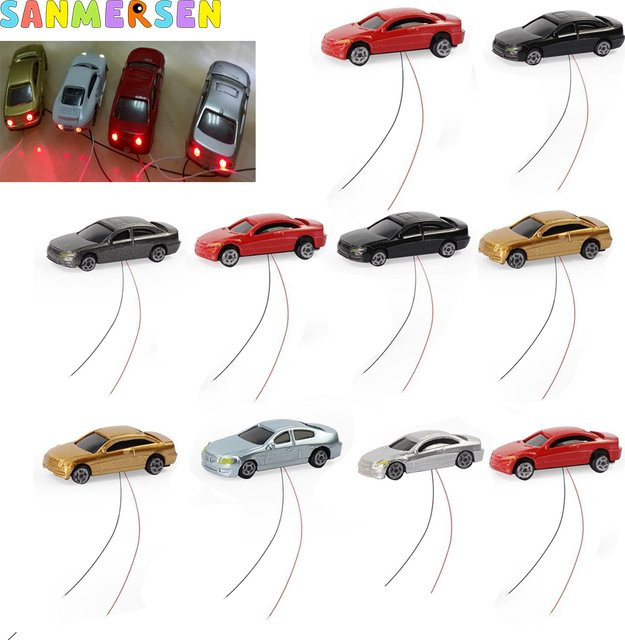 SANMERSEN Sandtisch Modell Auto, mit LED-Lichtern, 10-teiliges Set - Bild 1