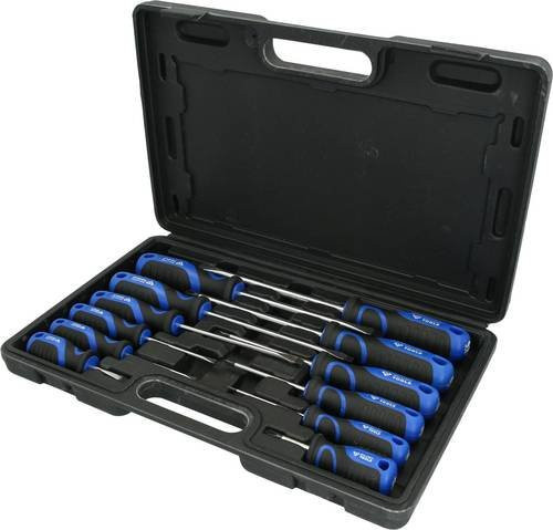 Brilliant Tools Schraubendreher-Set BT033012, 12-teilig, Blau, Edelstahl - Bild 1