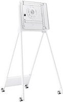 Samsung Standfuß STN-WM55RXEN für Samsung Flip 2.0 Displays bis 55 Zoll, Bodenständer in Weiß und Grau mit VEA-Halterung - Bild 1