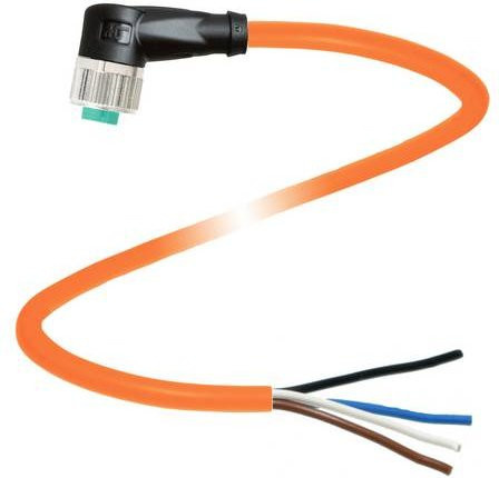 Pepperl+Fuchs 239999-0043 Sensor-Aktor-Steckverbinder konfektioniert in Orange mit 4 Polen und 15 m Kabellänge - Bild 1