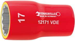 Stahlwille VDE-Steckschlüsseleinsatz 3/8 Zoll SW 18 mm Länge 50 mm - Bild 1
