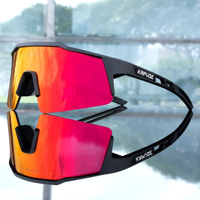 Kapvoe Sonnenbrille, polarisiert, Vollrand, Unisex, Kunststoff - Bild 1