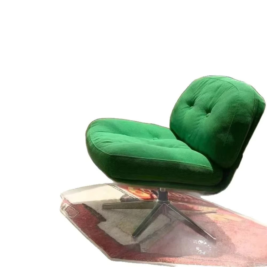 MOYU Loungesessel aus Cord für dein Wohnzimmer in Blau oder Grün - Bild 3