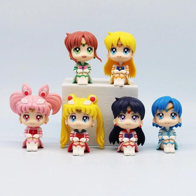 Yiran toy 1 Sailor Moon Actionfigur PVC Set Bunt / Mehrfarbig - Bild 1