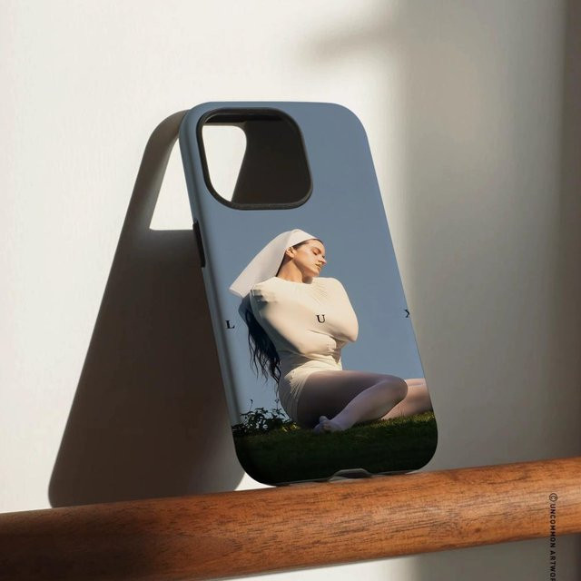 R-Rosalia LUX Handyhülle für iPhone 17 16 15 14 13 12 Pro Max Plus in Weiß mit glänzender HD-Doppelschicht-Flüssigkeits-Hartschale - Bild 1