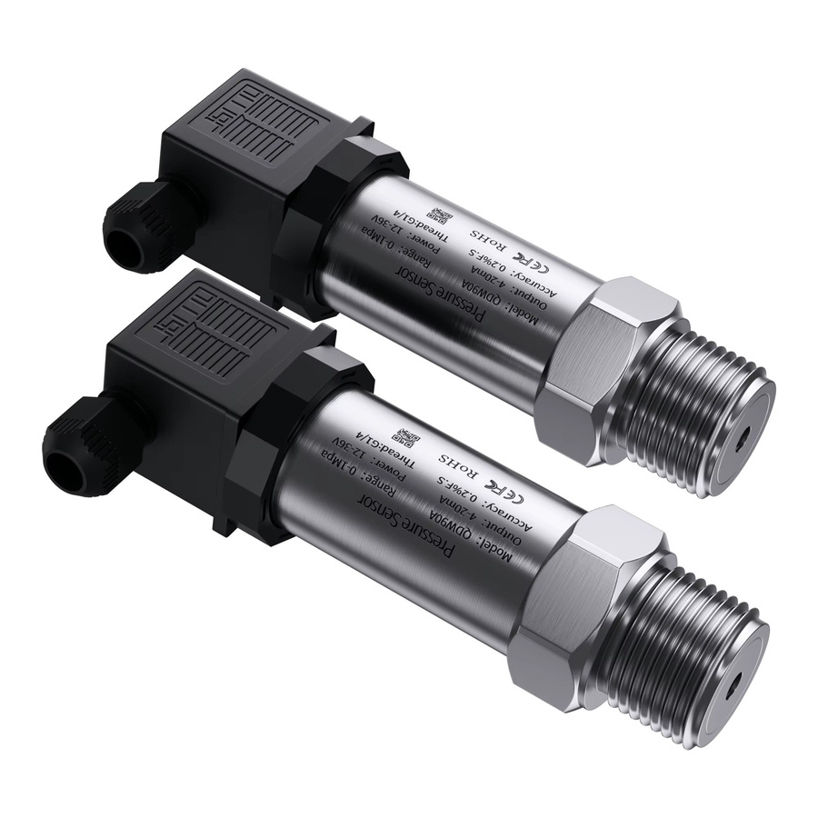 XUYANGQIDIAN Drucksensor Drucktransmitter G1/2 mit 4-20mA und 0-10V für Öl, Wasser und Gas in Silber - Bild 4