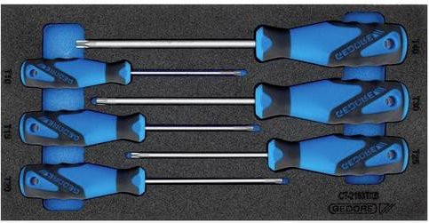 Gedore Werkzeugeinlage EI-1500 CT1-2163 TXB in Blau und Schwarz, Kunststoff, B/T/H: 310 x 158 x 35 mm - Bild 1