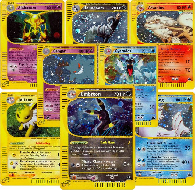 Vintage PKM Skyridge E-Karten, Sammelkarten, Set / Bundle - Bild 1