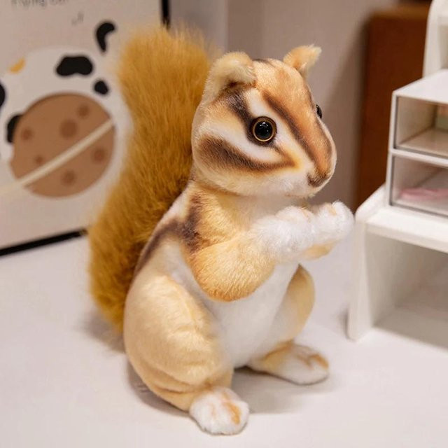 Eichhörnchen Stofftier, Plüschtiere, Gelb, ab 14 Jahre - Bild 1