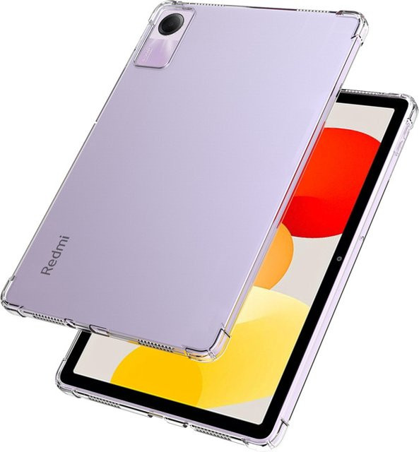 Xiaomi Schutzhülle für Redmi Pad SE 11 2023 aus transparentem Silikon TPU mit Airbags und Stoßfestigkeit - Bild 1
