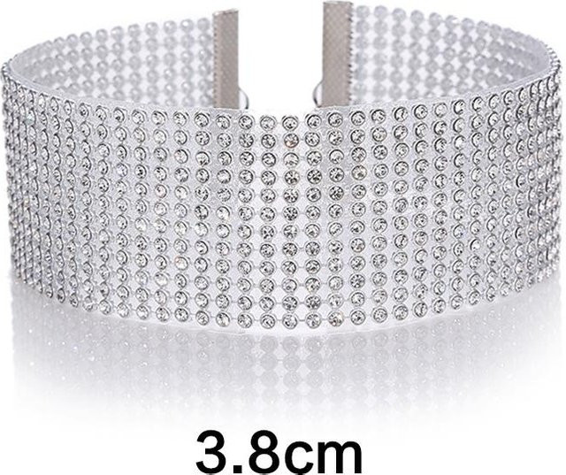 MGB Halskette, Silber, Diamant, Kristall, Damen - Bild 1