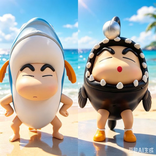 Bandai Crayon Shin-chan Nohara Shinnosuke Actionfigur, Einzelfigur, Kunststoff - Bild 1