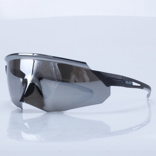 HJC Sportsonnenbrille, Wrap, Vollrand, Grau, Kunststoff, Männer - Bild 1