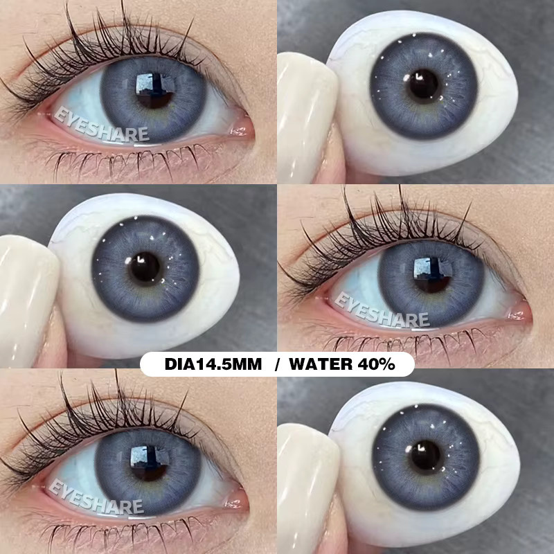 EYESHARE farbige Kontaktlinsen Jahreslinsen, blau - Bild 2